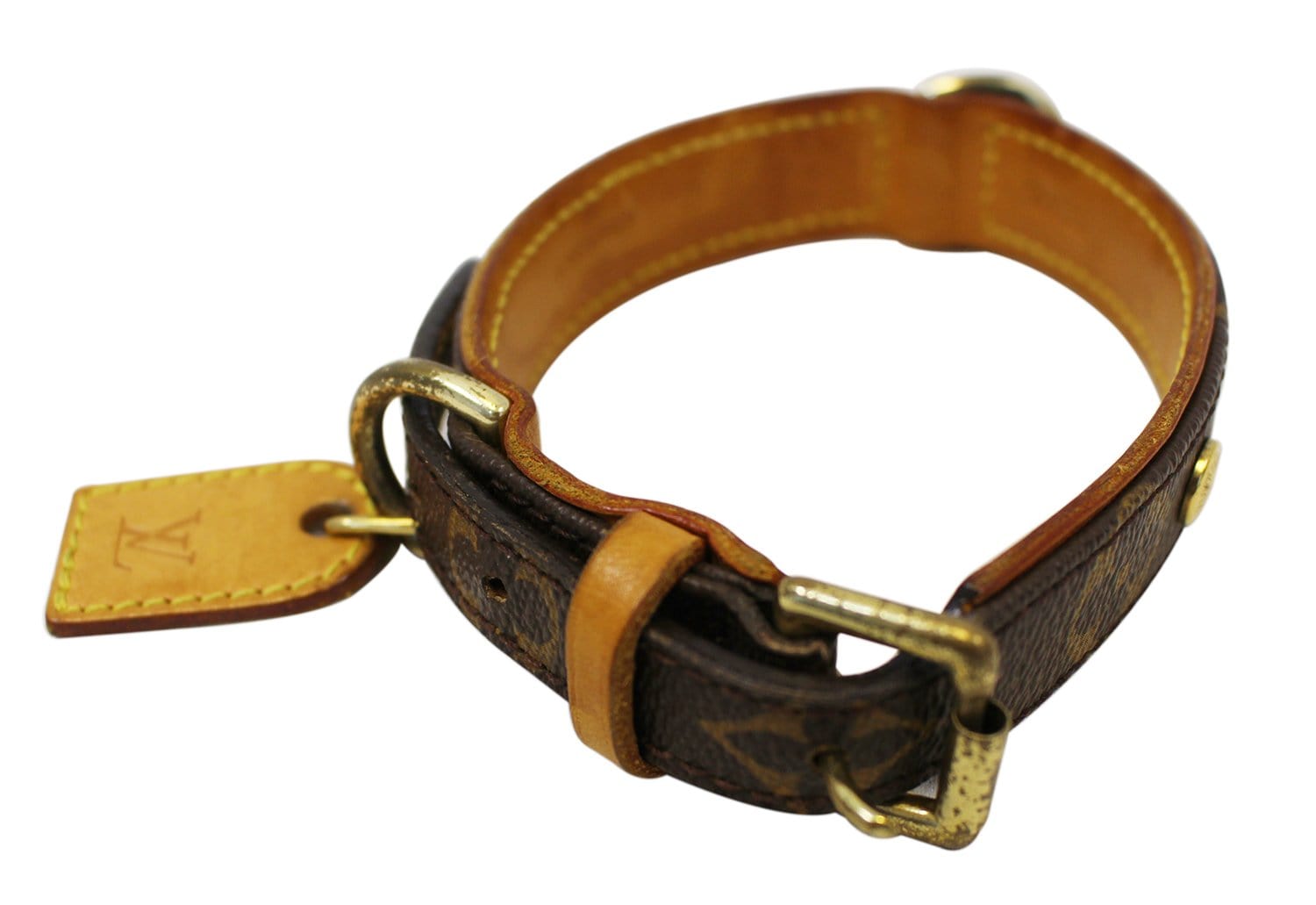 Louis Vuitton Monogram Baxter Dog Collar Pm 27382