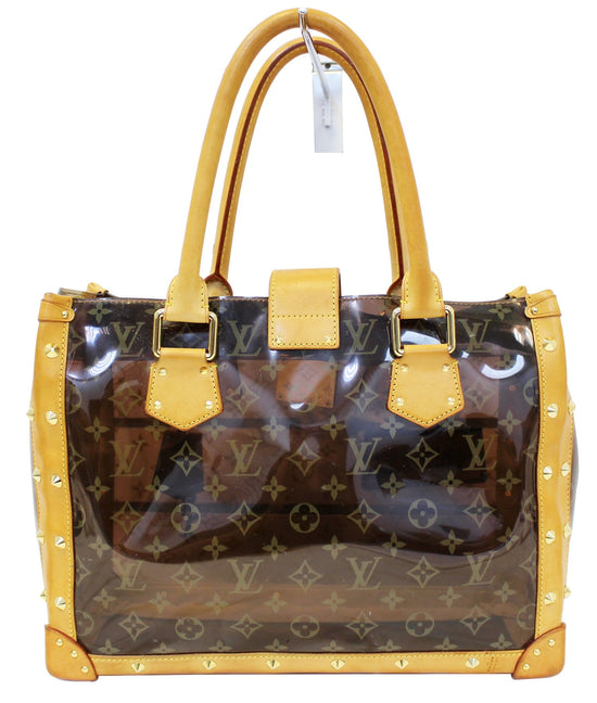 Louis Vuitton Limited Edition Vinyl Monogram Ambre Neo Cabas Cruise Bag at  1stDibs