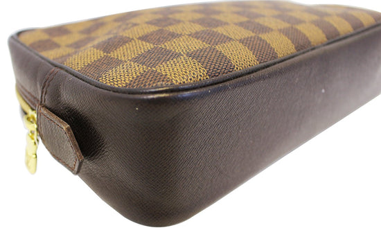 Louis Vuitton Damier Ebene Trousse Toilette Cosmetic Bag Toiletry Pouc –  Bagriculture