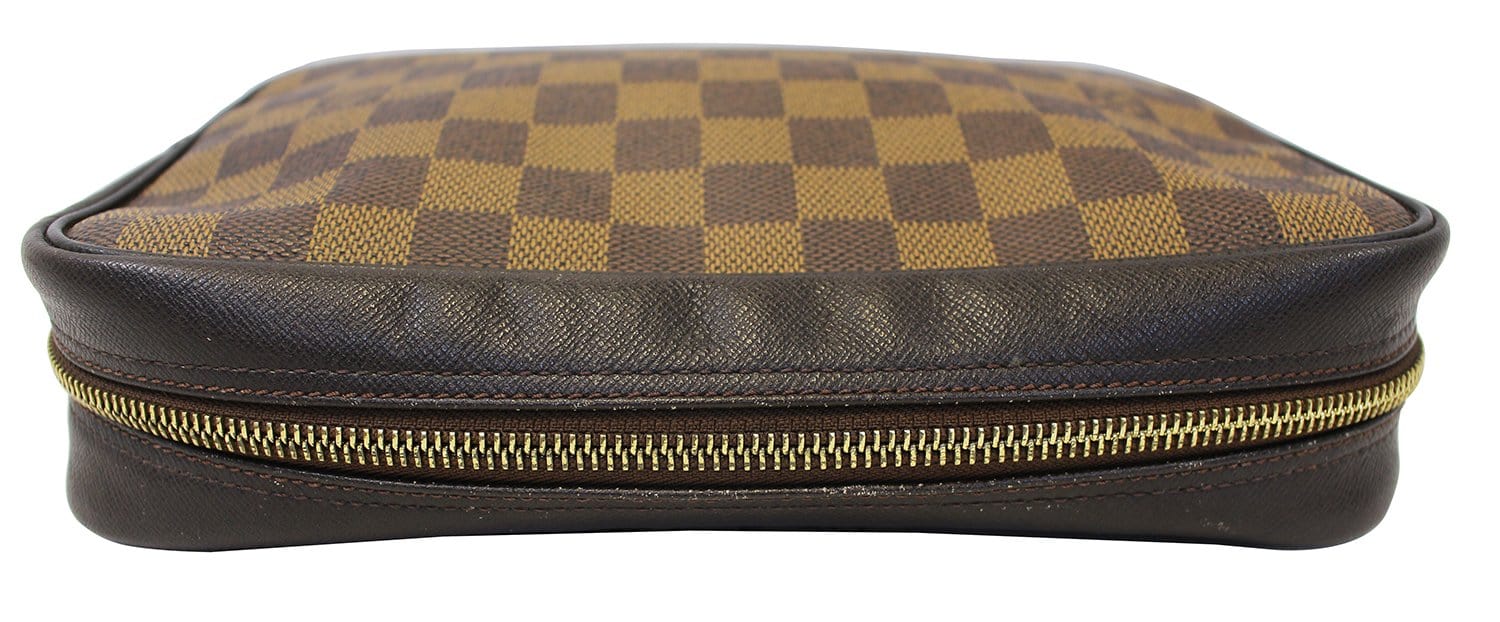 LOUIS VUITTON Damier Ebene Trousse Toilette 25 Cosmetic Pouch - Sale