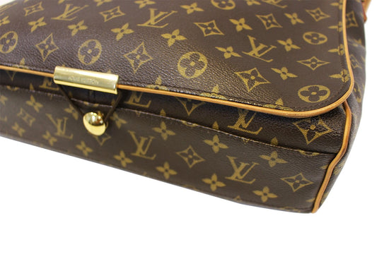 Louis+Vuitton+Abbesses+Messenger+Bag+Brown+Canvas for sale online