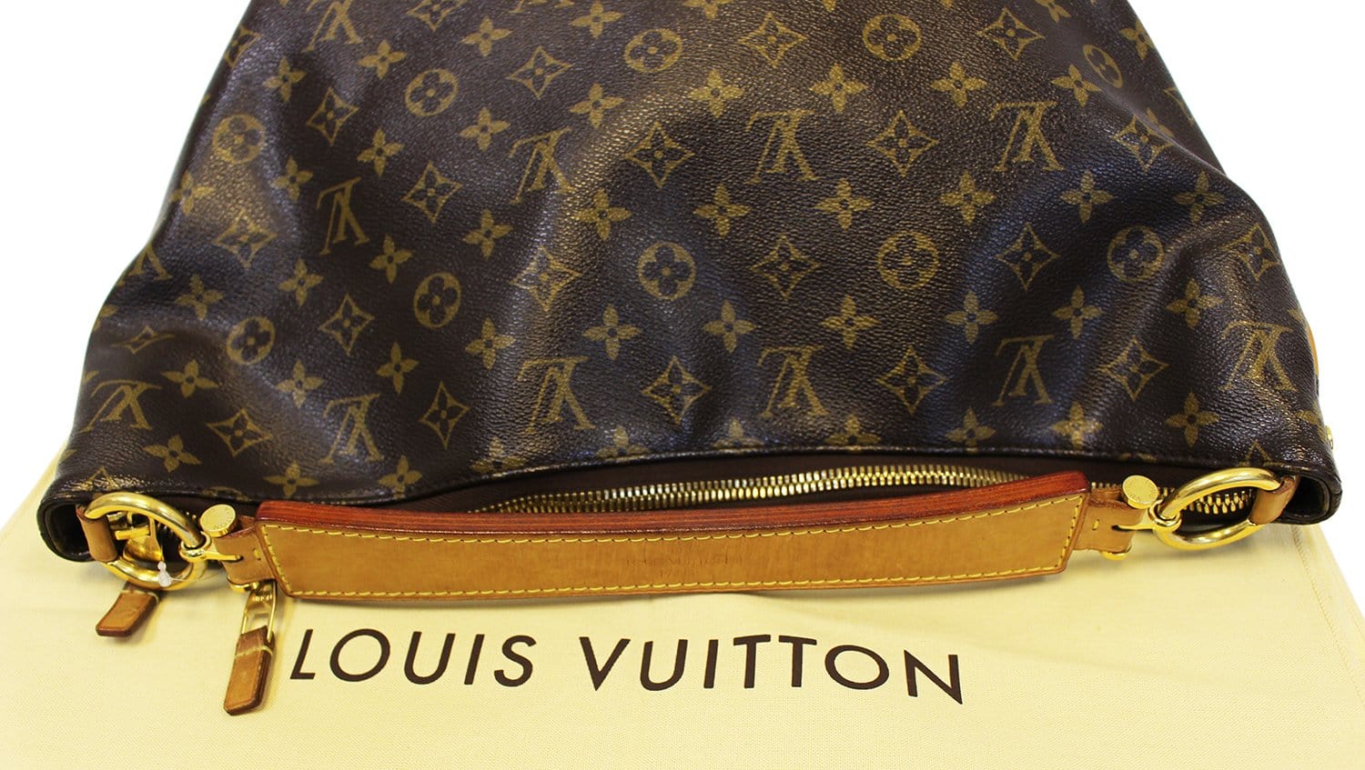 LOUIS VUITTON pre Owned Shoulder Bag Monogram Canvas Sully MM Brown