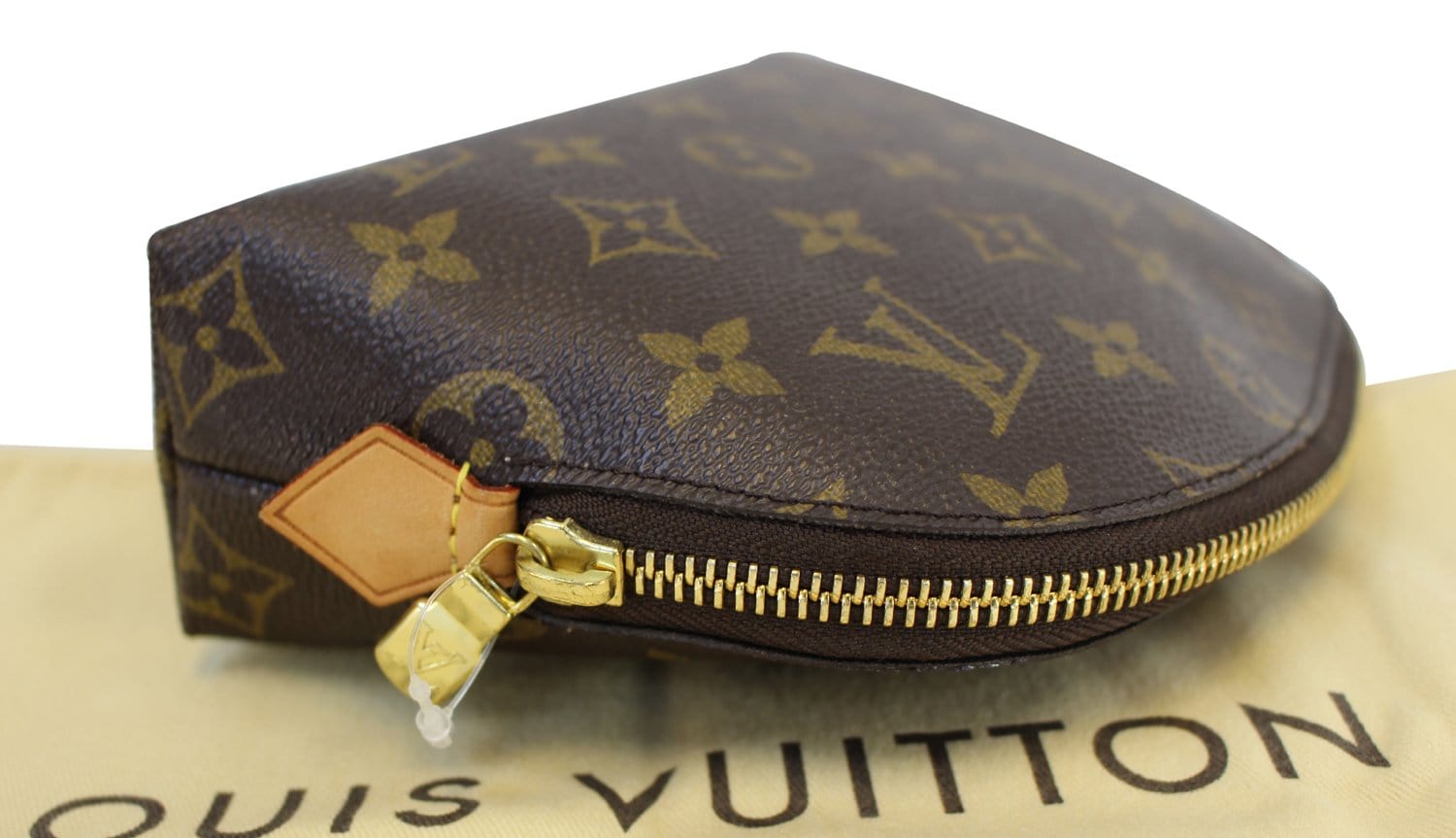 Authentic LOUIS VUITTON Monogram Canvas Cosmetic Pouch GM TT1454