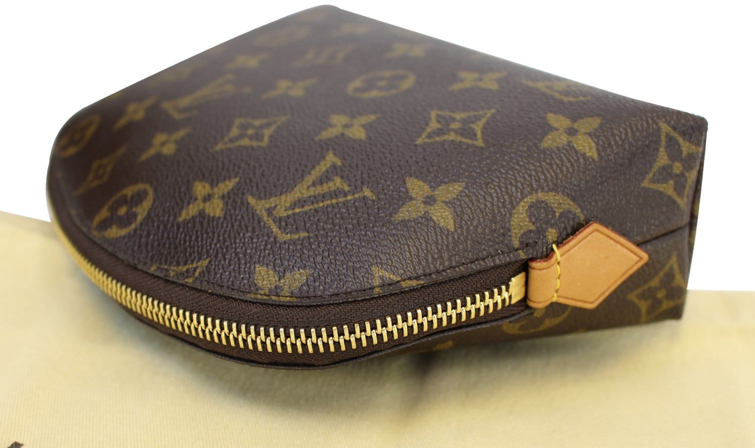 Authentic LOUIS VUITTON Monogram Canvas Cosmetic Pouch GM TT1454