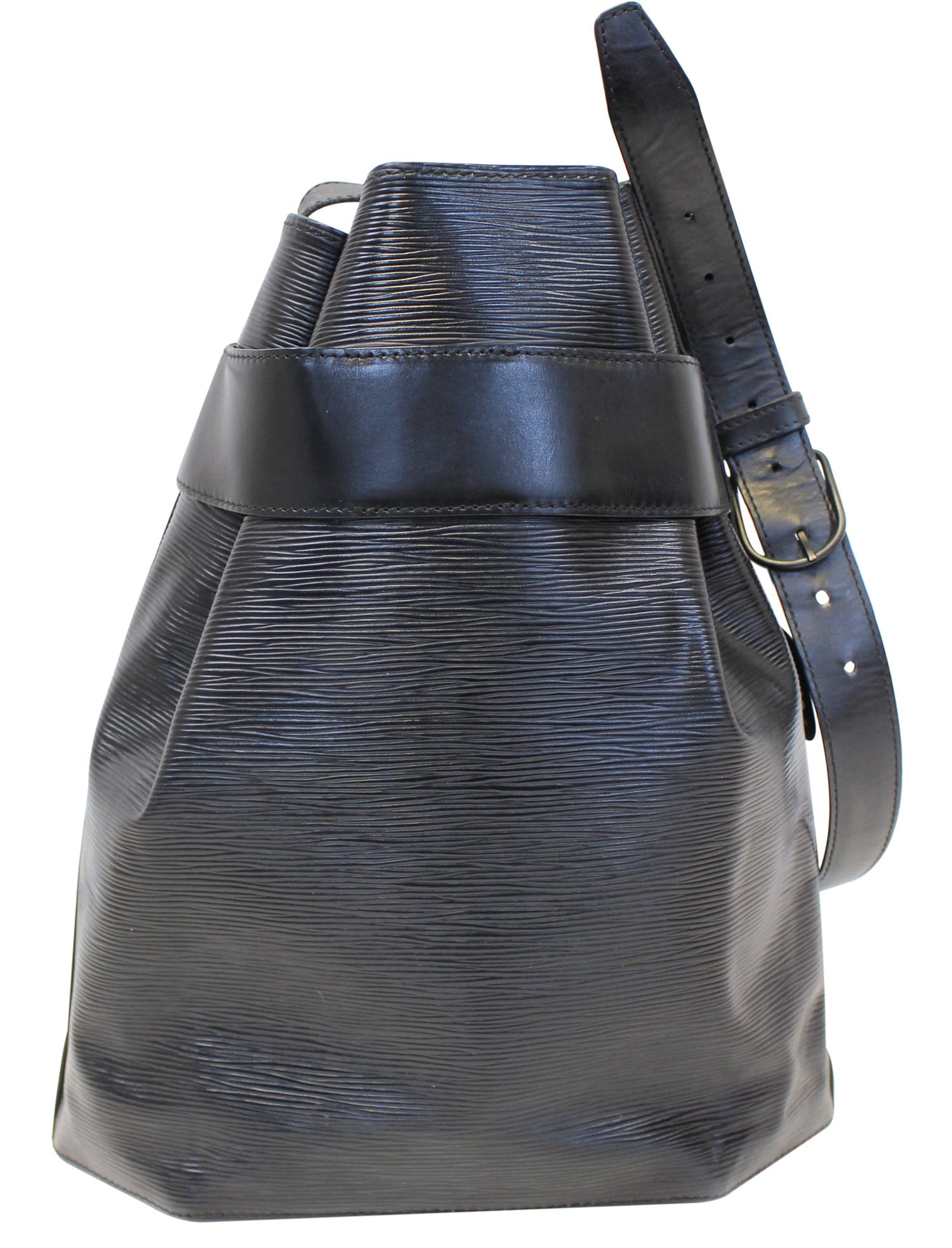 Louis Vuitton Black Epi Leather Sac de Paul PM Twist Bucket Bag