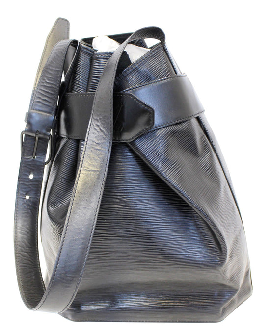 Louis Vuitton Black Epi Leather Sac de Paul PM Twist Bucket Bag