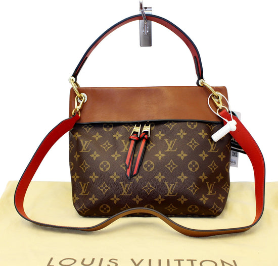 LOUIS VUITTON Tuileries Monogram Canvas Clutch Bag Caramel - 15% OFF