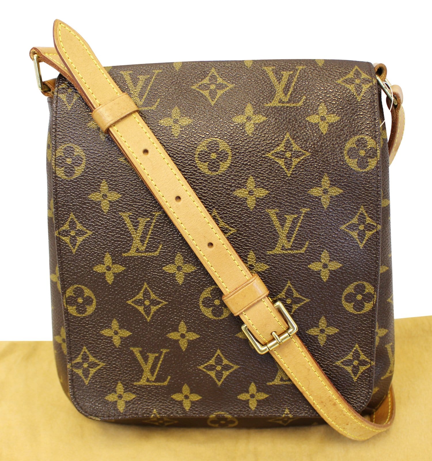 AmaflightschoolShops Revival, Brown Louis Vuitton Monogram Musette Tango  Short Strap Shoulder Bag