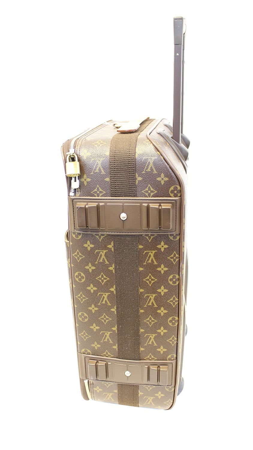 Louis Vuitton Suitcase Pegase Business NM Monogram 55 Brown in Toile  Canvas/Leather with Brass - US