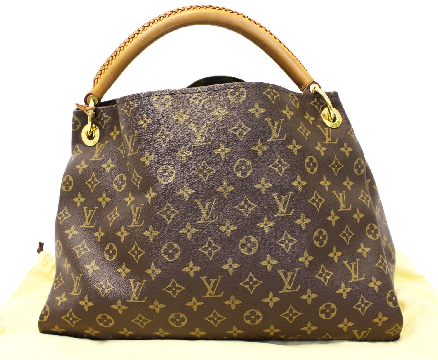 Authentic LOUIS VUITTON Artsy MM Monogram Canvas Tote Handbag E3646