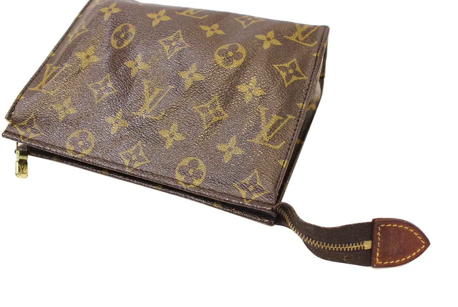 LOUIS VUITTON Monogram Canvas Toiletry Pouch 19 Cosmetics Pouch