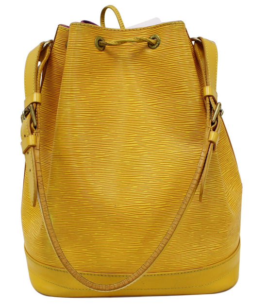 LOUIS VUITTON: Bucket Gm Noe Yellow Epi Leather Shoulder Bag