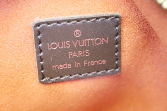 Louis Vuitton Damier Ebene Pochette Ipanema N51296 Brown Cloth ref.1016880  - Joli Closet
