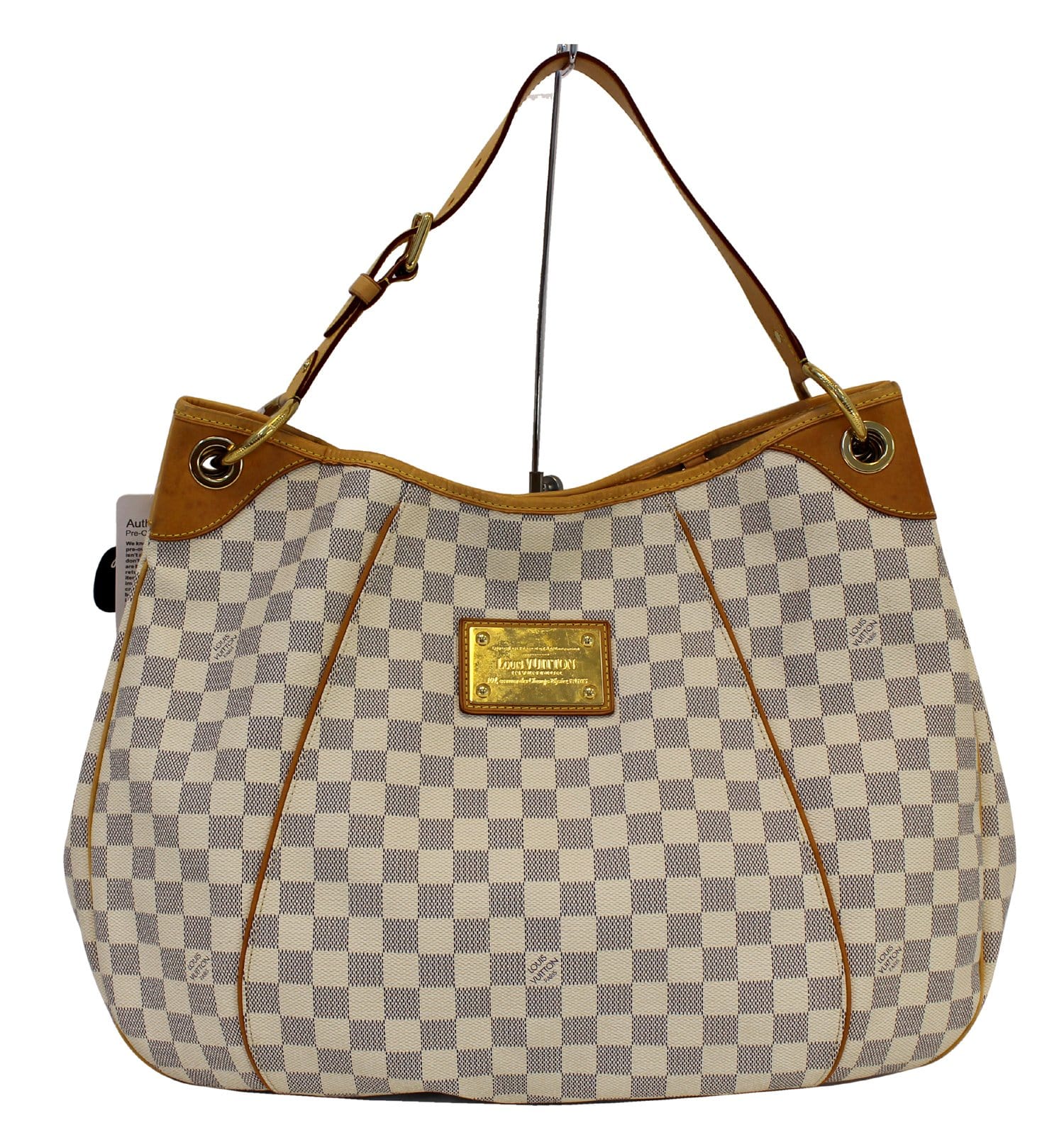 Authentic LOUIS VUITTON Galliera GM Damier Azur Shoulder Bag E3220