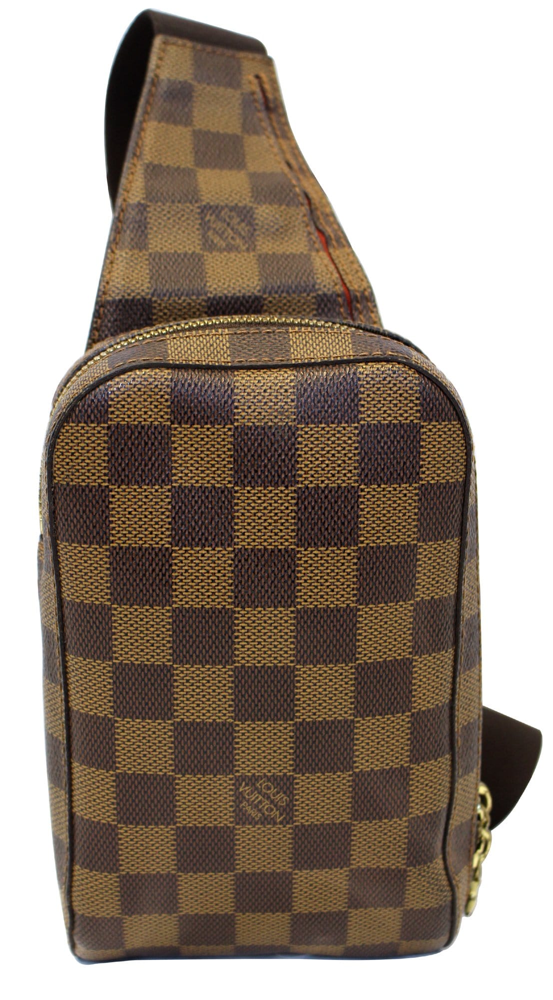 Louis Vuitton Geronimo Brown Canvas Shoulder Bag (Pre-Owned)