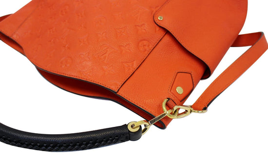 Clutch bag Louis Vuitton Orange in Other - 24736278