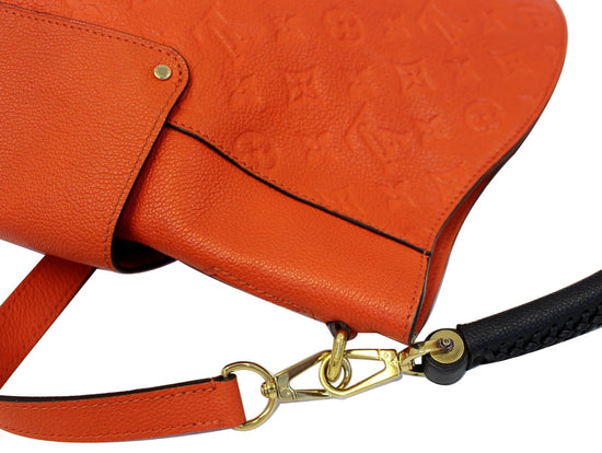 Clutch bag Louis Vuitton Orange in Other - 24736278