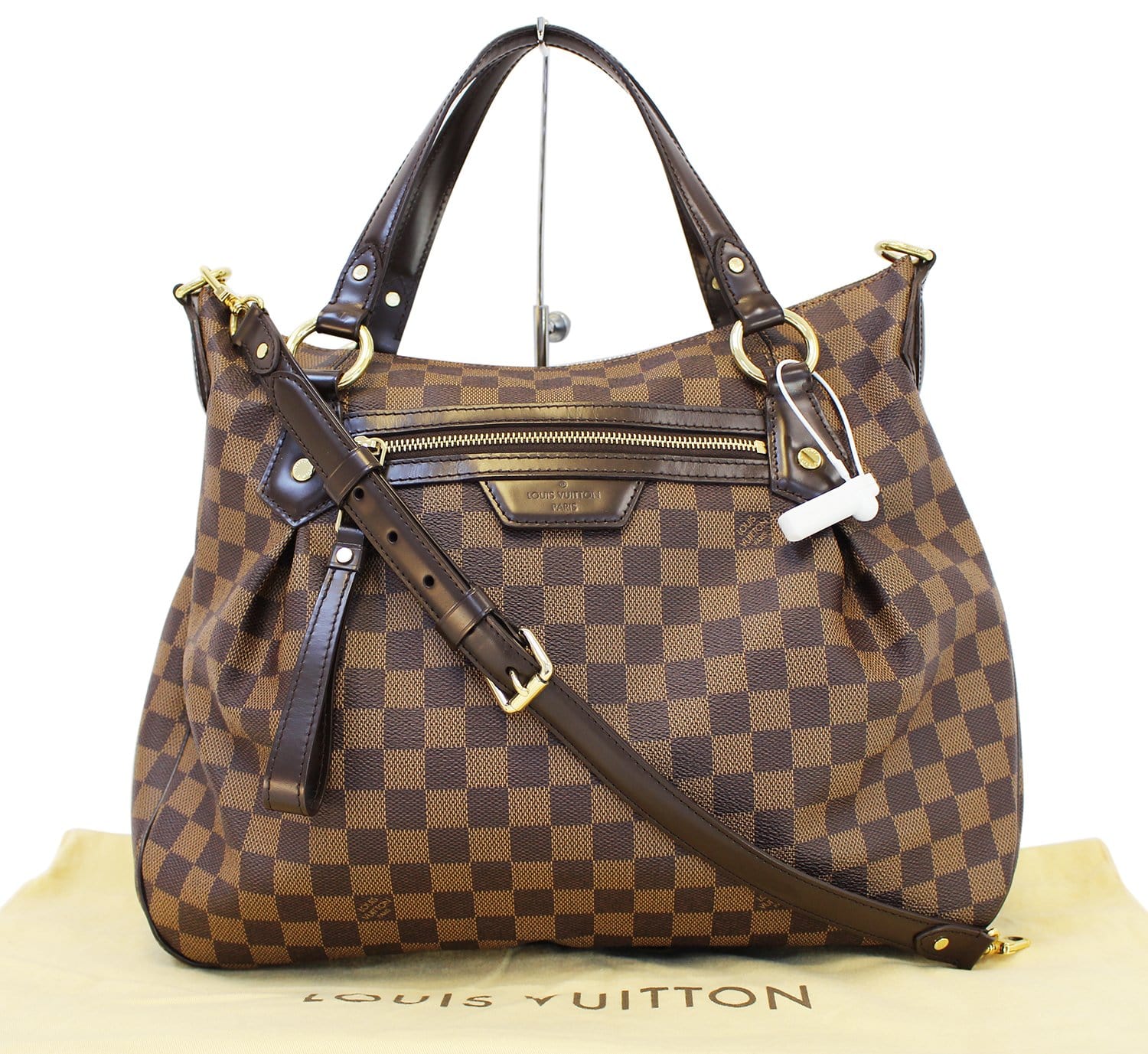 LV Damier Ebene Ebora MM, Luxury, Bags & Wallets on Carousell