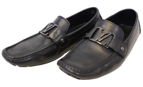 Louis Vuitton, Shoes, Louis Vuitton Monte Carlo Driving Moccasin Black  Patent Leather Mens Loafer