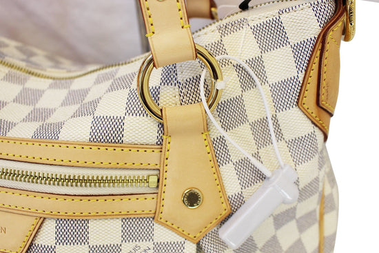 Louis Vuitton Damier Azur Canvas Evora MM Bag at 1stDibs