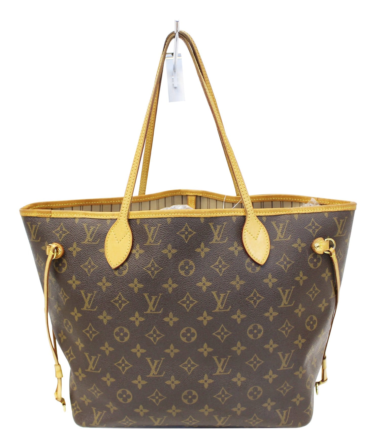 LOUIS VUITTON Monogram Canvas Neverfull MM Brown Tote Bag