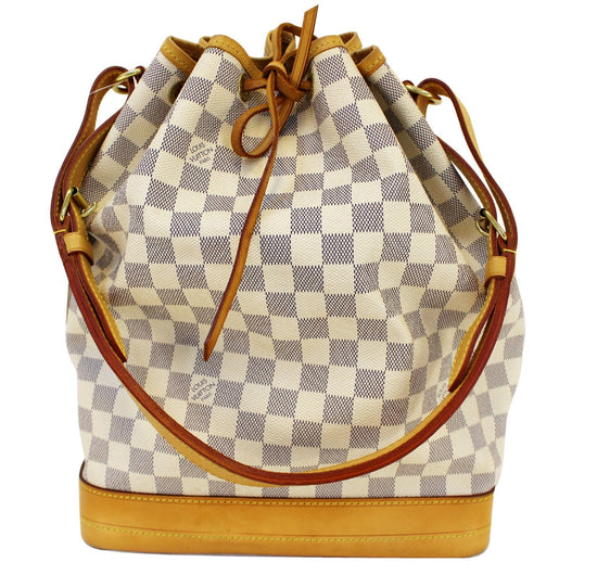 Louis Vuitton Noe Damier Azur Drawstring Tote - N52222