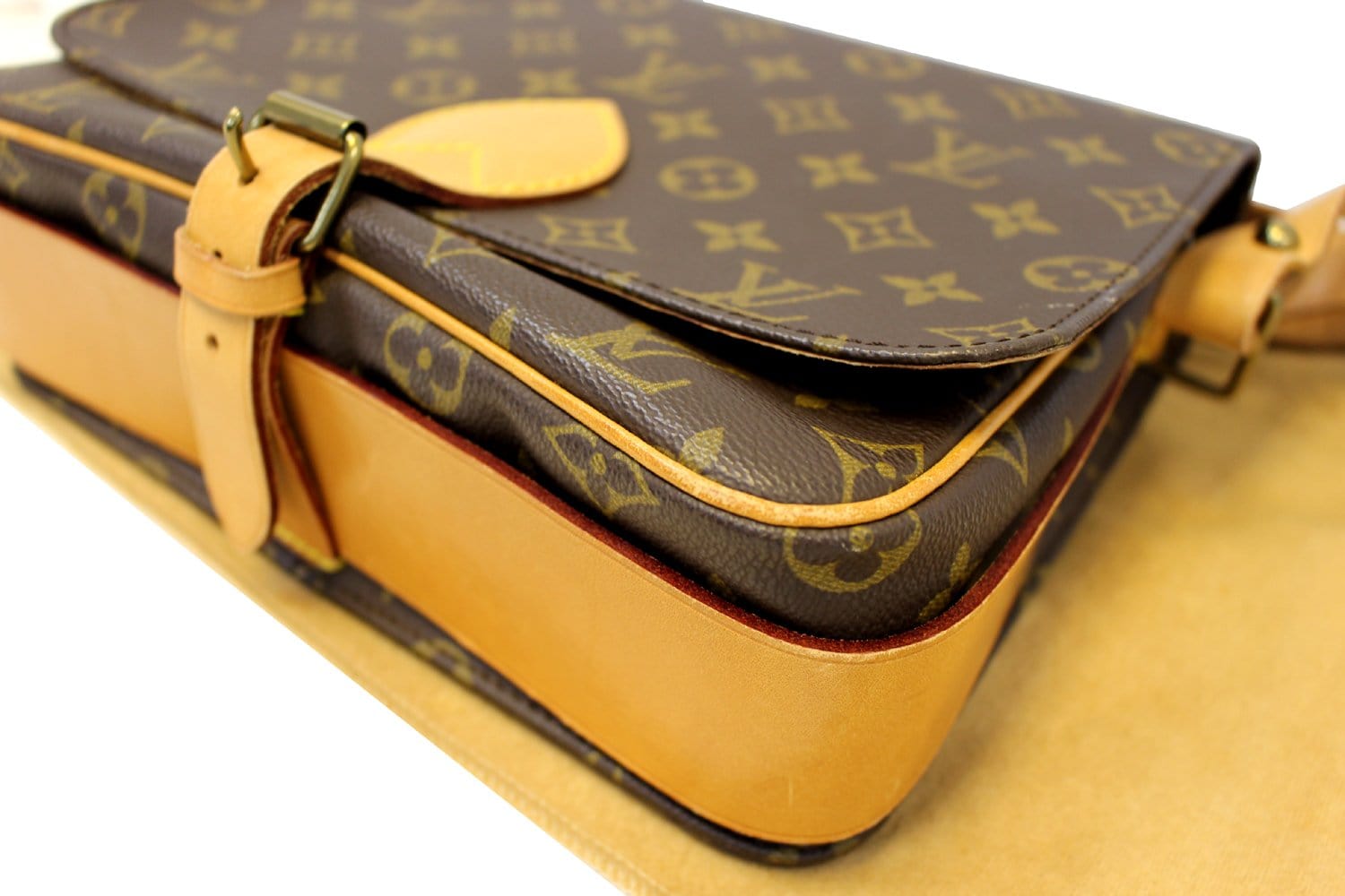 LOUIS VUITTON Monogram Canvas Cartouchiere GM Crossbody Bag