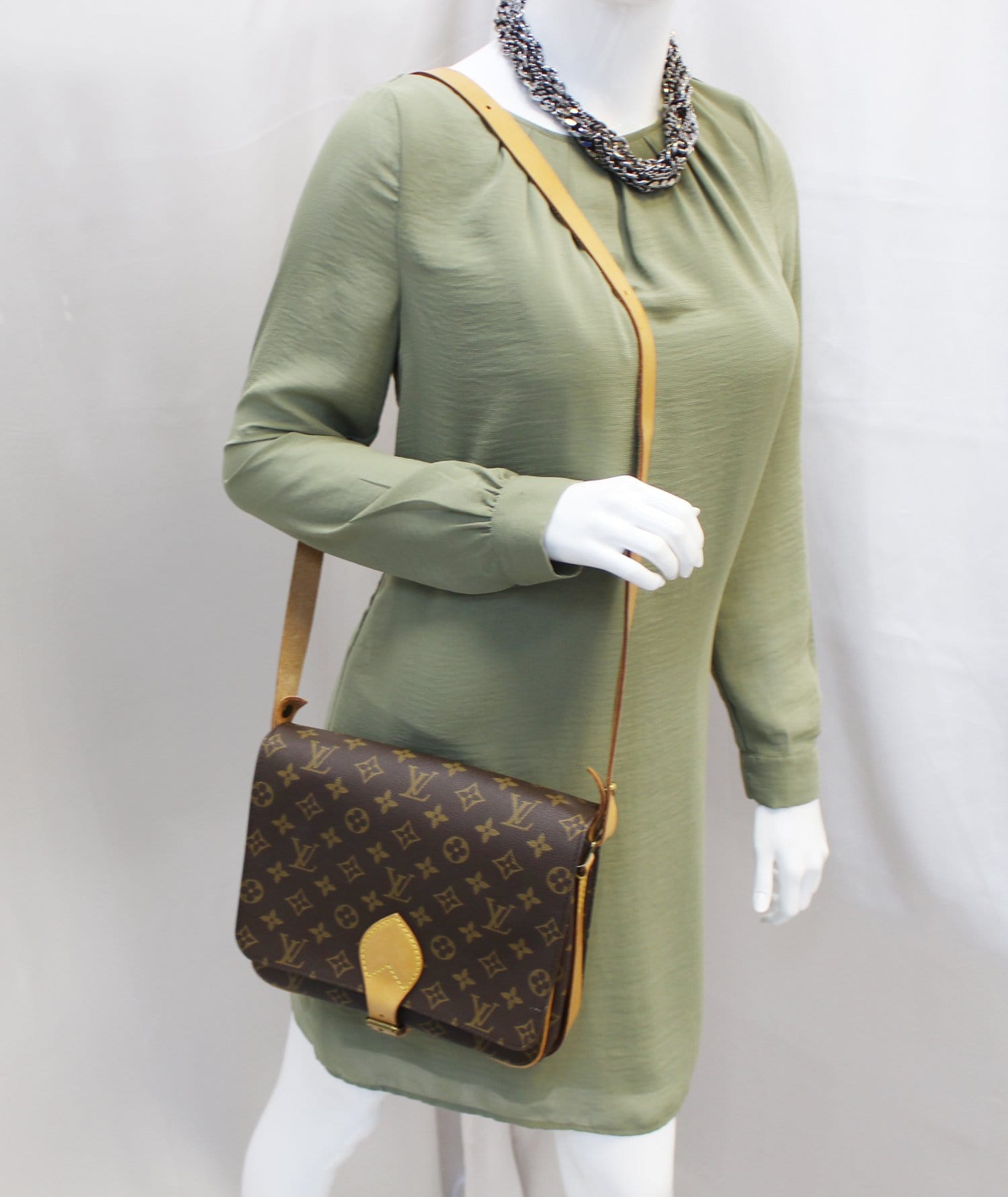 Louis Vuitton, Bags, Soldauthentic Louis Vuitton Cartouchiere Gm