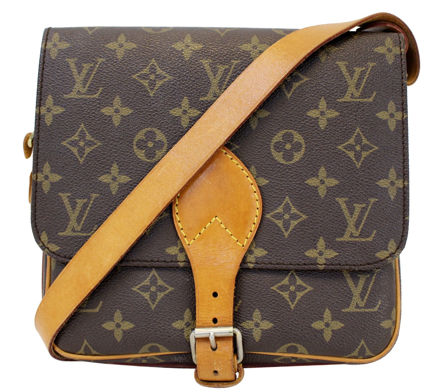 Monogram Cartouchiere GM Crossbody Bag (Authentic Pre-Owned)