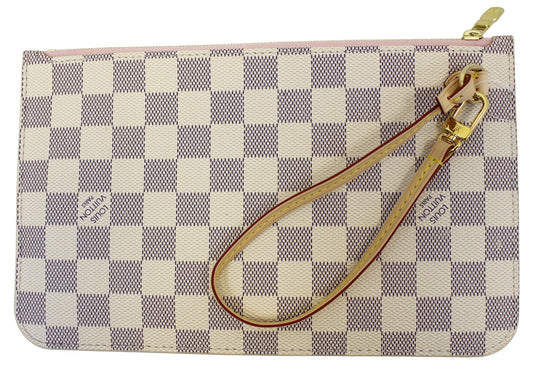 Louis Vuitton Clémence Wallet Rose Ballerine Damier Azur