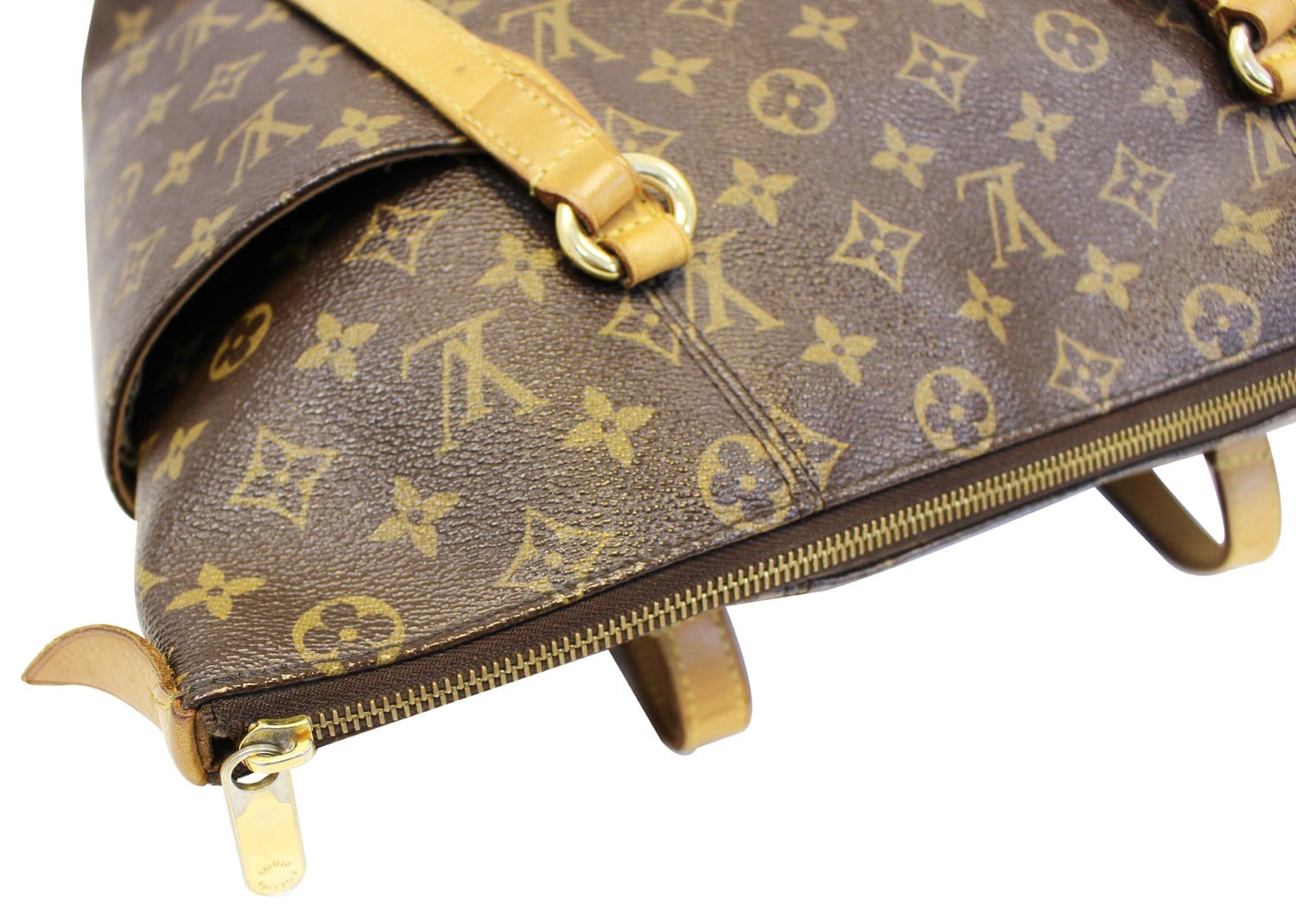 LOUIS VUITTON LV Monogram Canvas Totally MM Tote Brown Bag