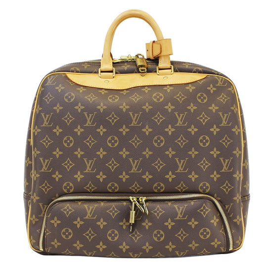 Pre-owned Louis Vuitton 2001 Evasion Travel Bag In Brown