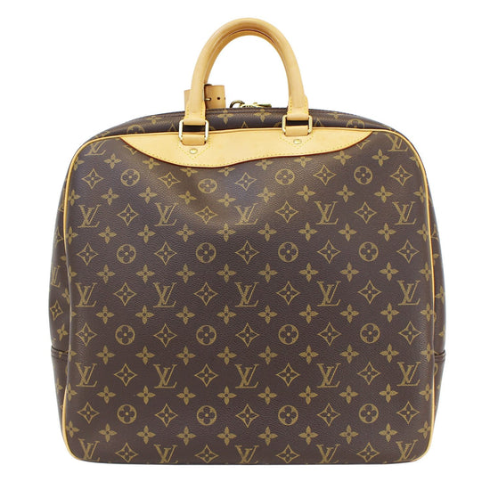 Pre-owned Louis Vuitton 2001 Evasion Travel Bag In Brown