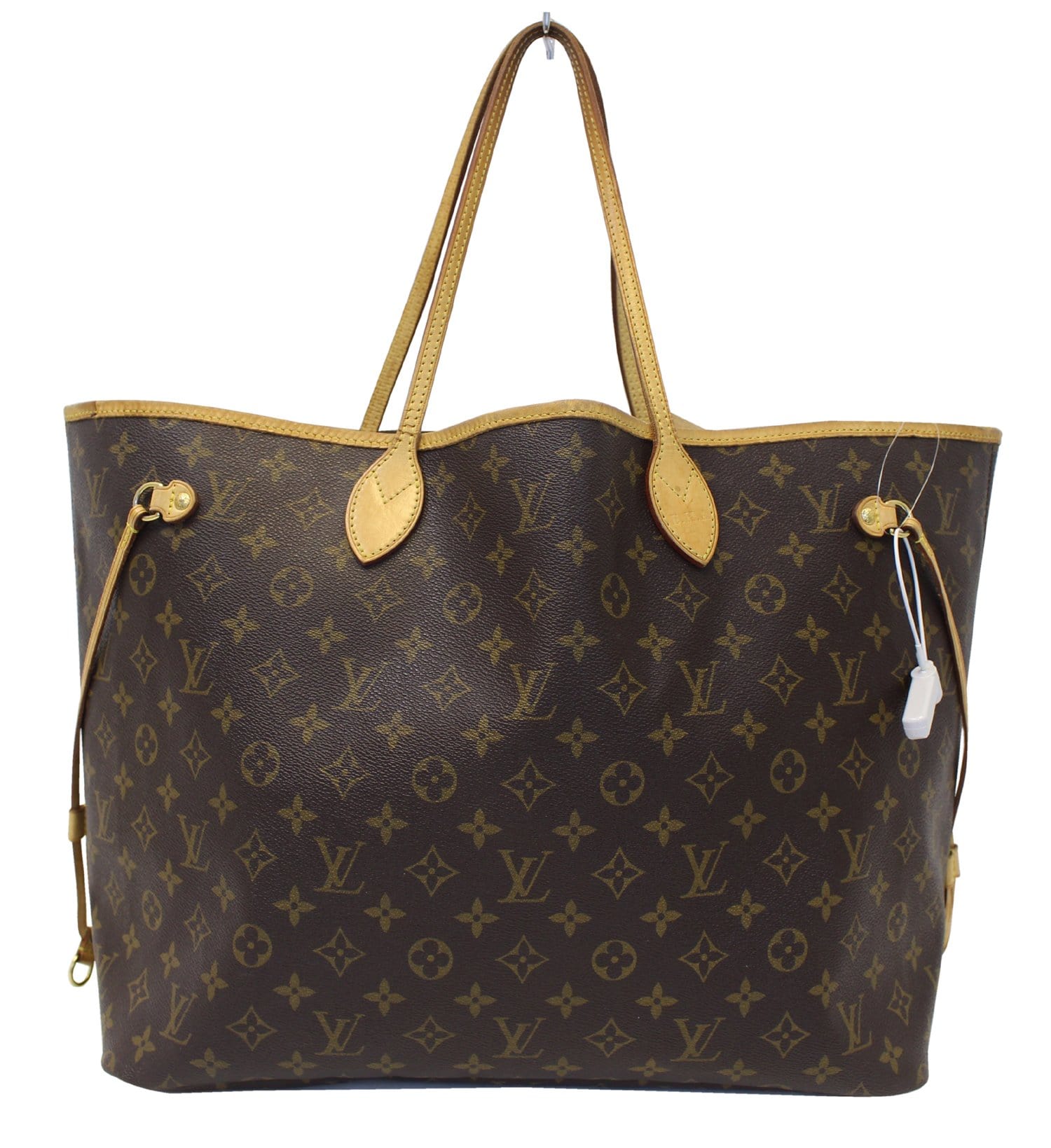 Louis Vuitton Neverfull mm Monogram Canvas Tote Bag 2008