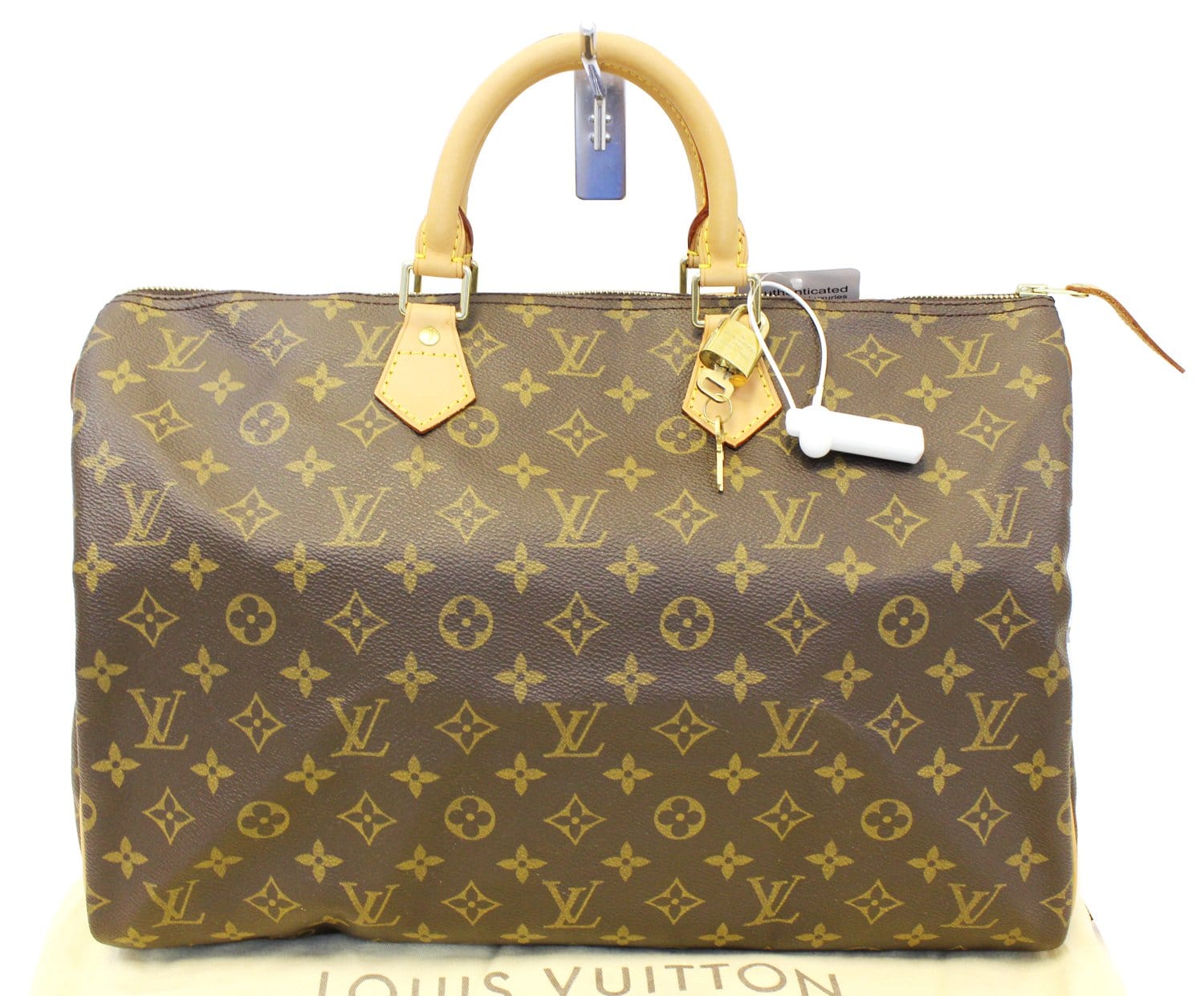 Brown Louis Vuitton Monogram Speedy 40 Boston Bag – Designer Revival