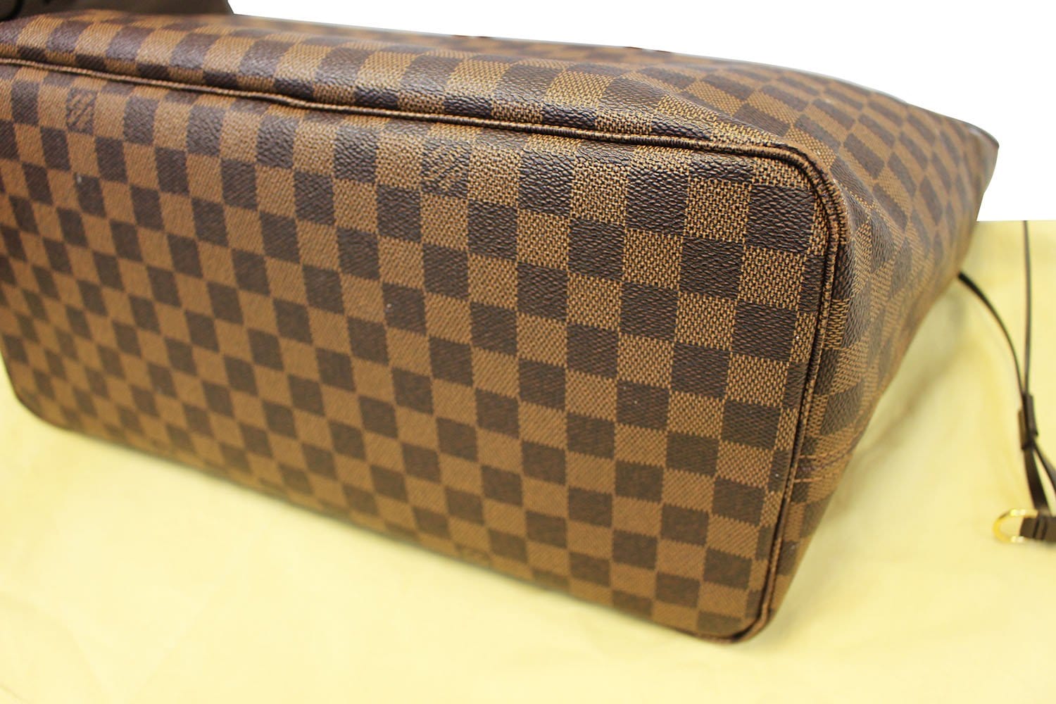 LOUIS VUITTON Used Bag Damier Ebene Brown Neverfull GM Tote