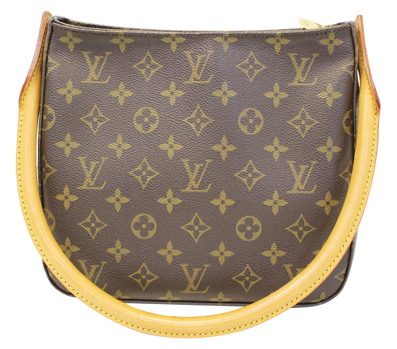 LOUIS VUITTON Monogram Canvas Looping MM Brown Shoulder Bag