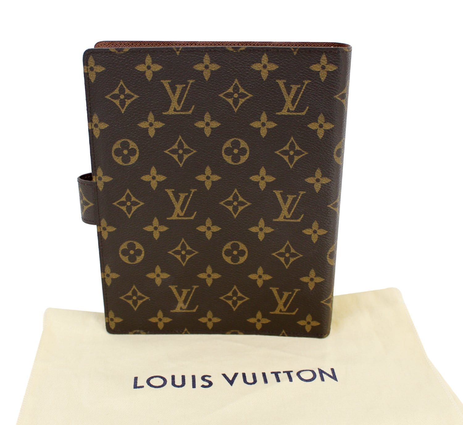 Authentic LOUIS VUITTON Monogram Canvas Agenda GM Planner E3265