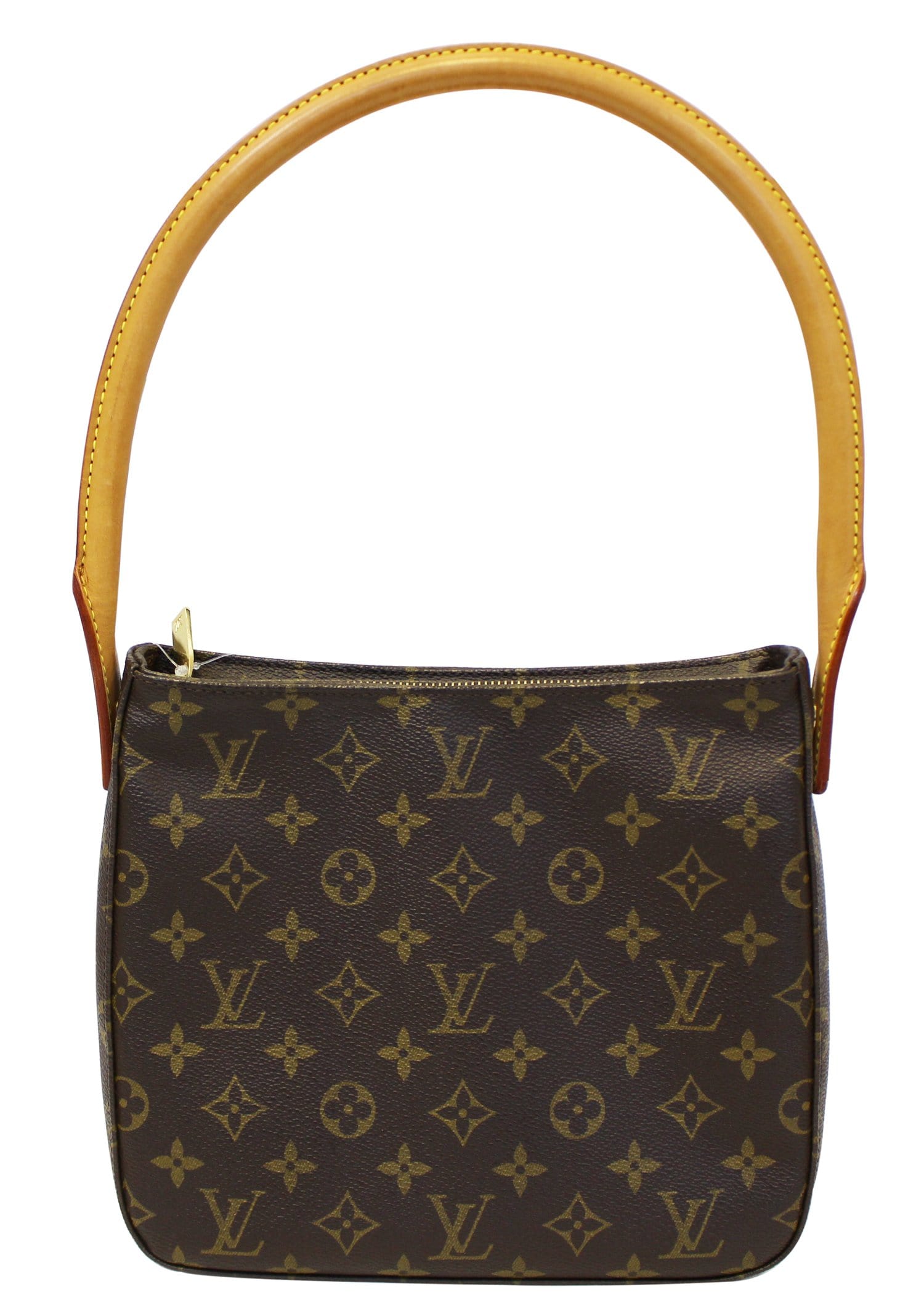 LOUIS VUITTON Monogram Canvas Looping MM Brown Shoulder Bag