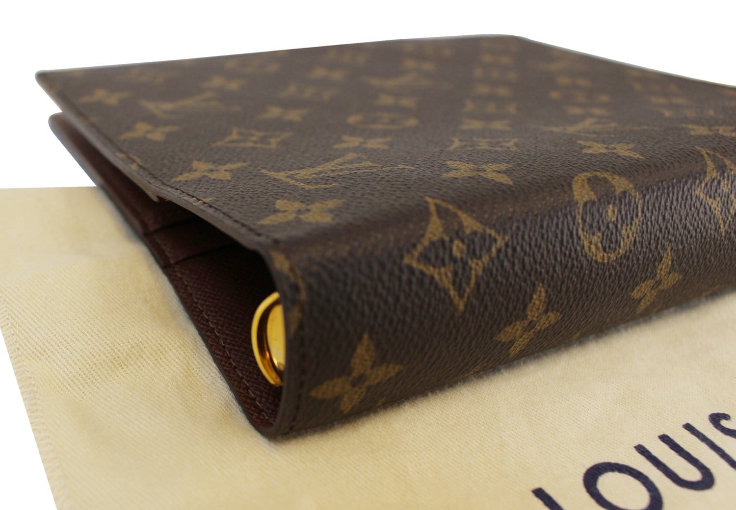 Authentic LOUIS VUITTON Monogram Canvas Agenda GM Planner E3265