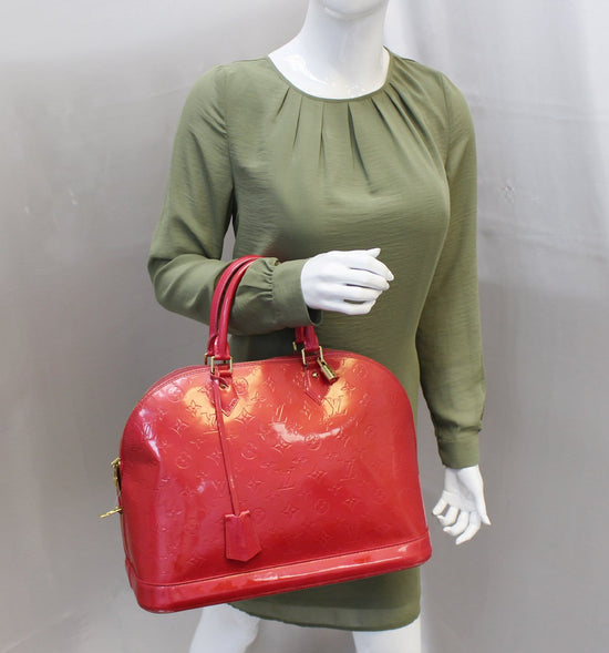 Vintage Louis Vuitton Green Vernis Alma GM Handbag – Perry's Jewelry