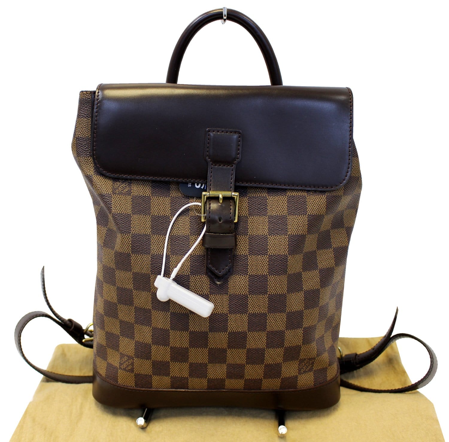 Louis Vuitton Damier Ebene Soho Backpack S29lv33