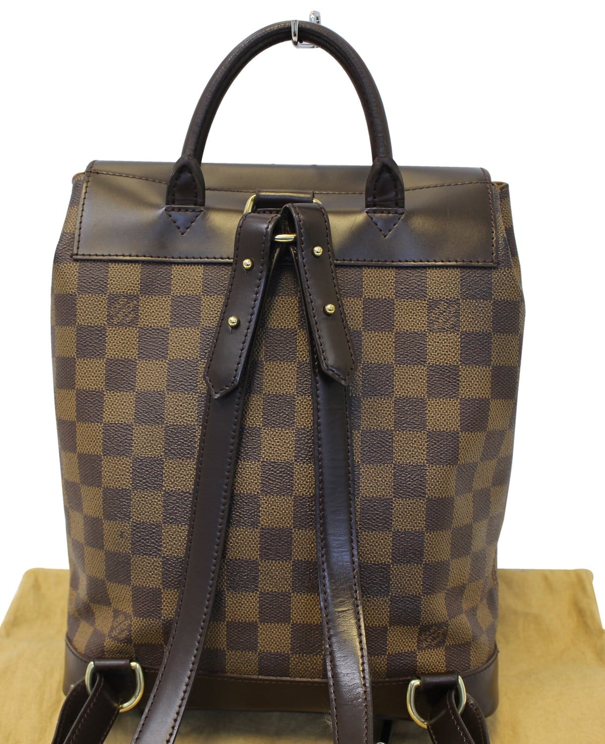 LOUIS VUITTON Backpack Bag Damier Ebene SOHO