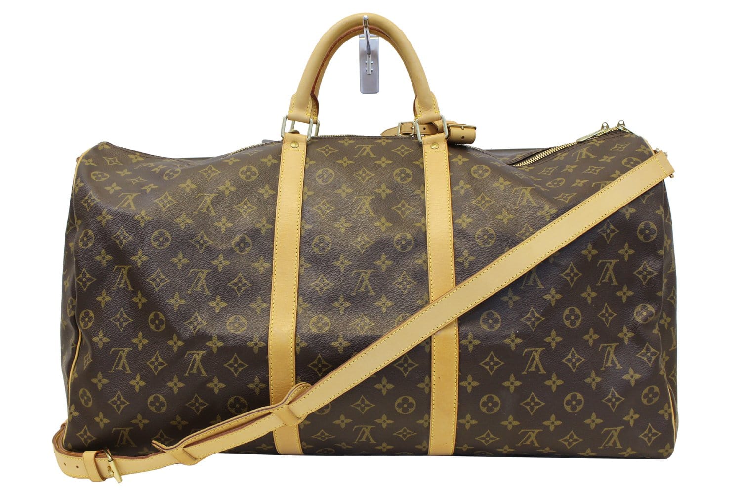 LOUIS VUITTON Monogram Canvas Keepall Bandouliere 60 Travel Bag