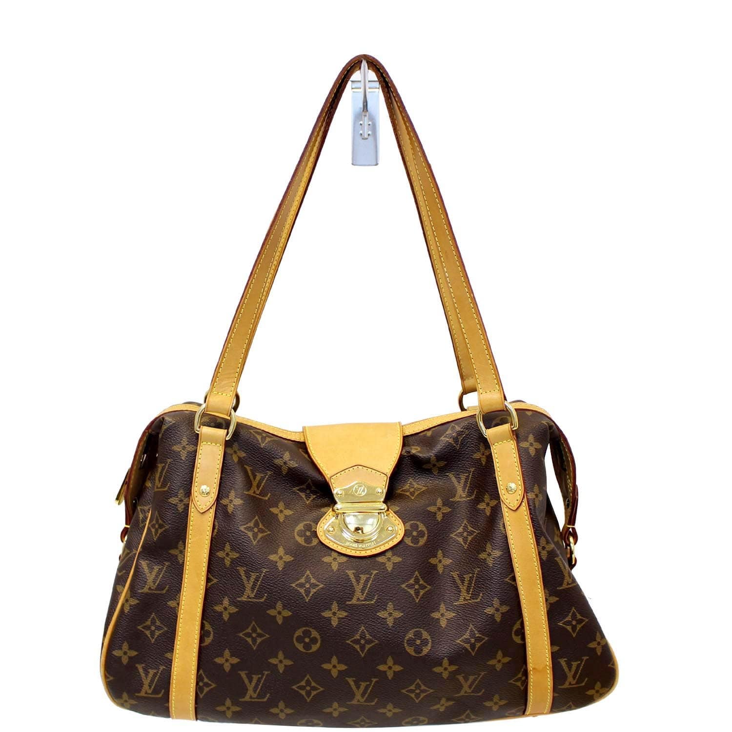 LOUIS VUITTON STRESA PM MONOGRAM CANVAS SHOULDER BAG BROWN-DD5525