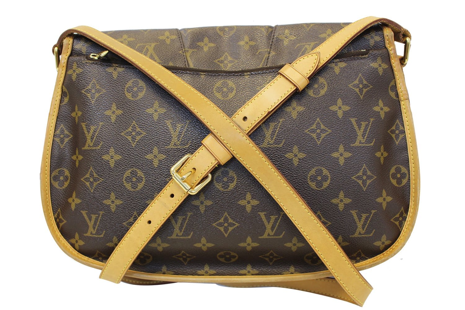 LOUIS VUITTON Monogram Canvas Menilmontant MM Crossbody Bag