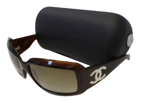 Chanel 5076-H Brown Plastic Designer Sunglasses – Cashinmybag