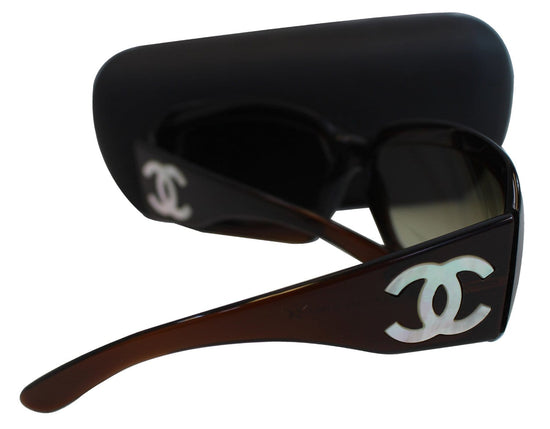 Chanel Sunglasses For Women - CHANEL Pearl Sunglasses 5076 CC Logo