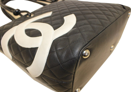 Chanel Black Leather Quilted Cambon Bag CCBY19 - Bags of CharmBags