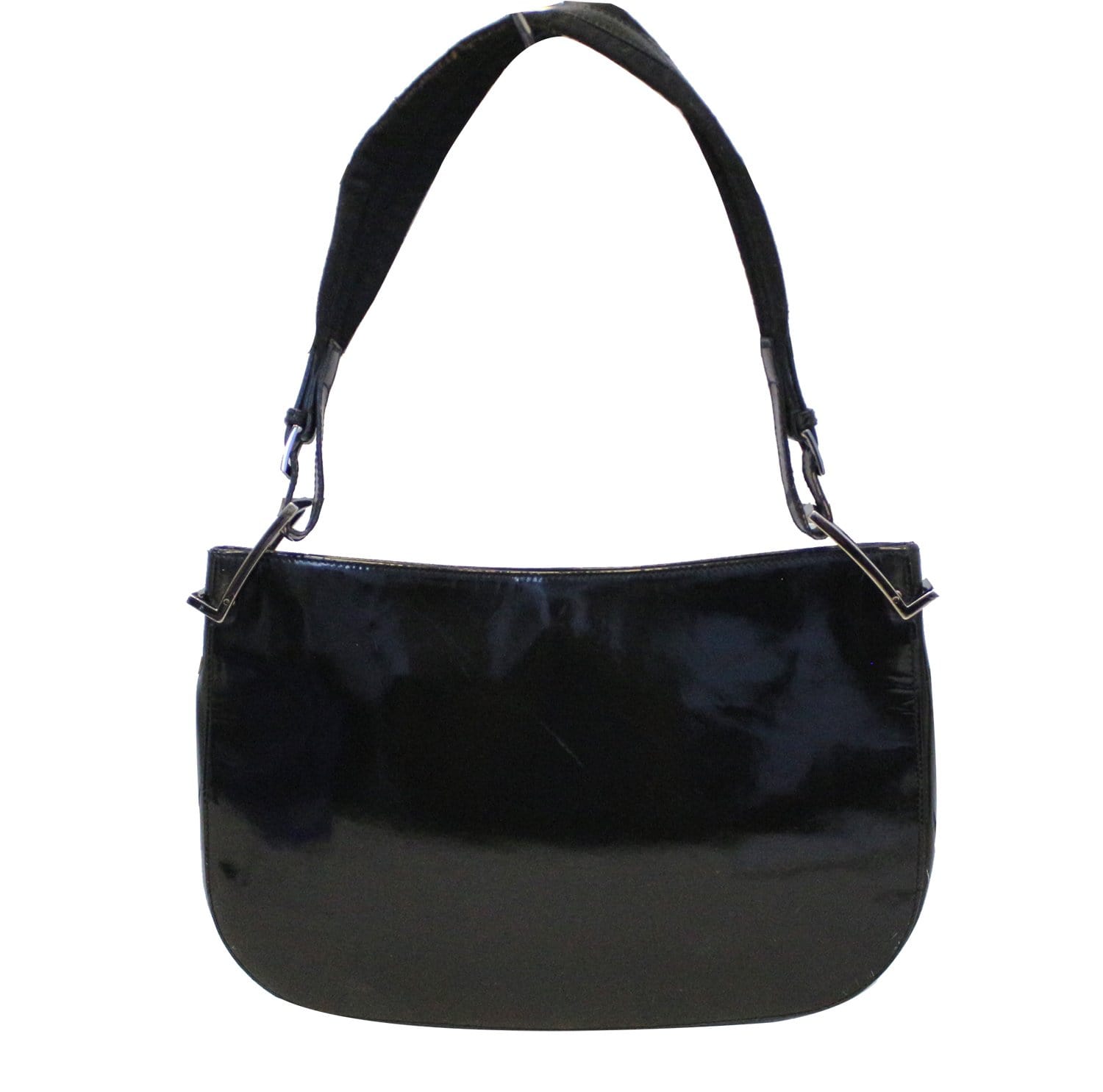 GUCCI Black Leather Hobo Shoulder Bag - Sale